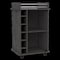 Tuhome Dukat Bar Cart, Two Shelves, Six Built-in Wine Rack, Four Casters, Smokey Oak MLV5205 - alternate 5